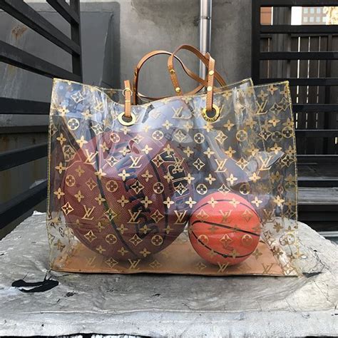 louis vuitton clear plastic bags|Louis Vuitton plexiglass bag.